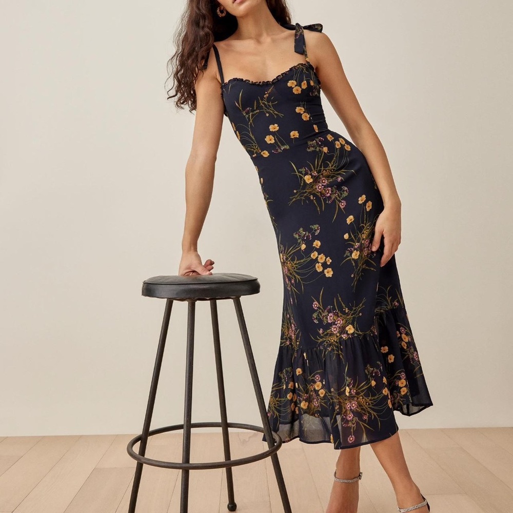 Reformation Nikita Dress in Mademoiselle